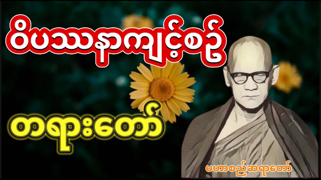 ဝိပဿနာကျင့်စဉ် တရားတော်