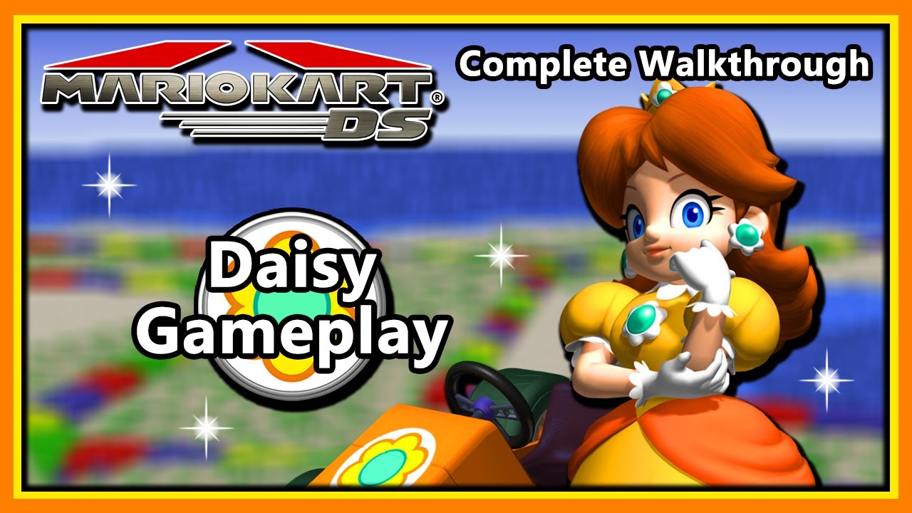 Mario Kart DS - Complete Walkthrough | Daisy Gameplay