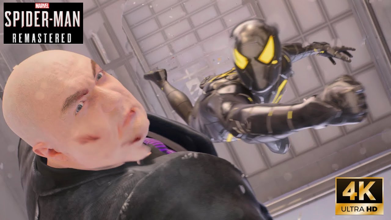 Spider-Man vs. Kingpin w/ Anti Ock Suit - Marvel's Spider-Man Remastered (4K 60fps)