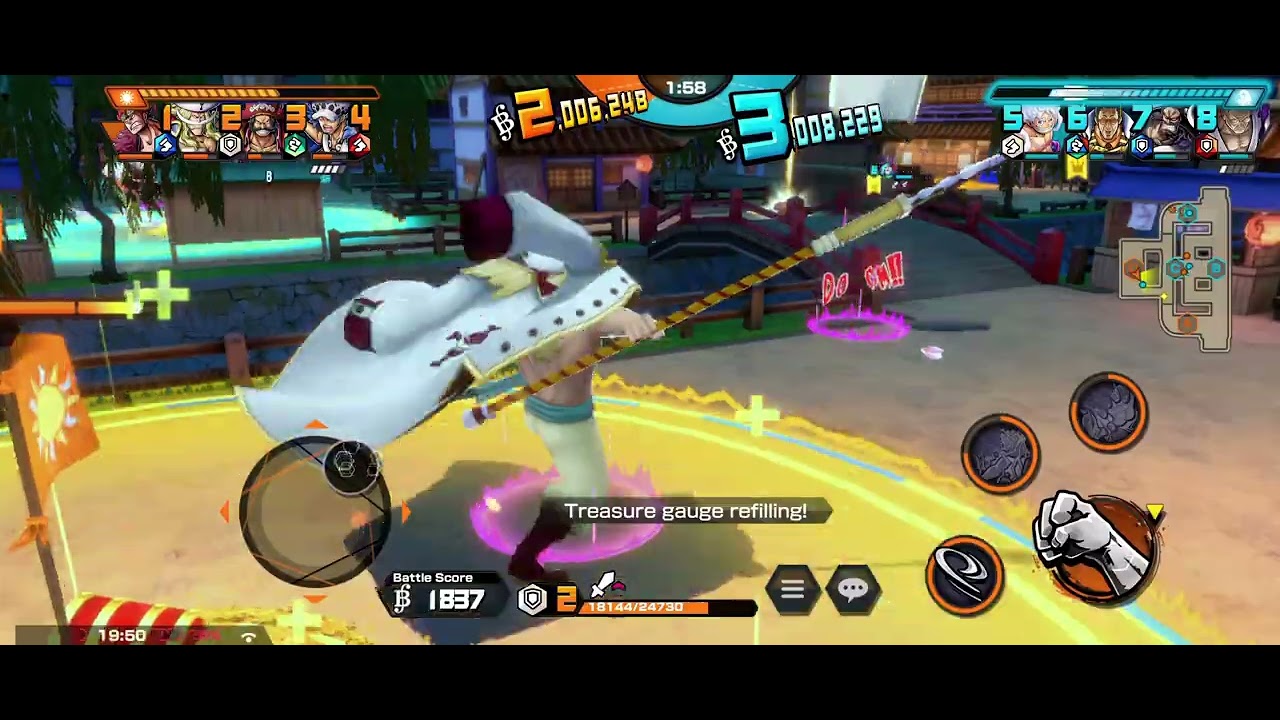 One Piece Bounty Rush gameplay 