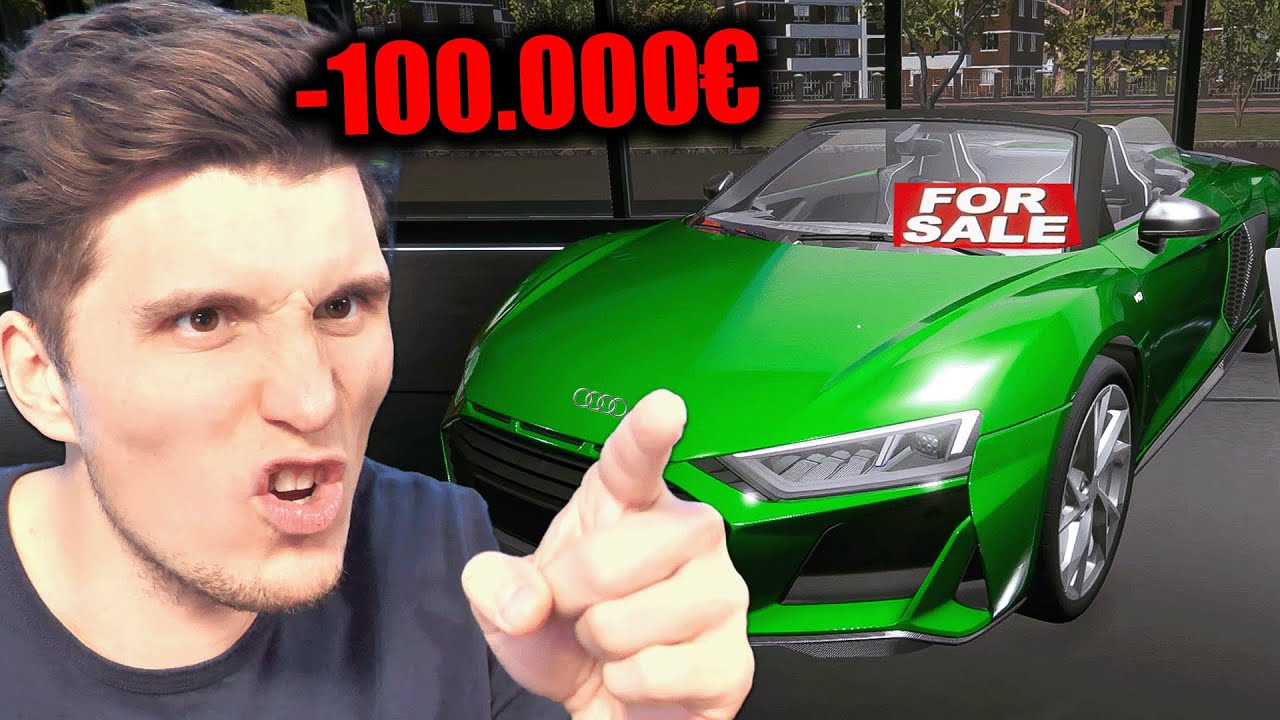 Ich muss 100.000€ STEUERN für meinen AUDI R8 zahlen | Autohändler Simulator