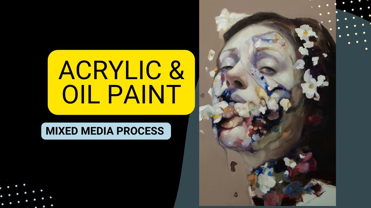 Oil and Acrylic Painting Process (Behind the Scenes)