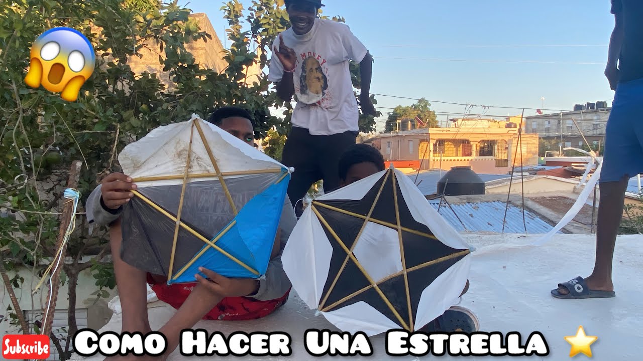 Como Hacer Una Chichigua Estrella Tutor&iacute;al Paso A Paso 🔥 Papalote Cometa Volando Chichigua Lajiando 