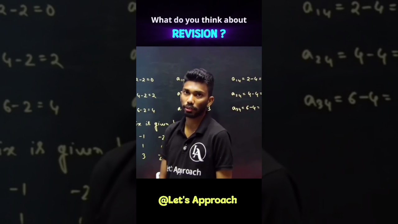 Importance of Revision in Class 12 | #letsapproach #shortsvideo #assamboard