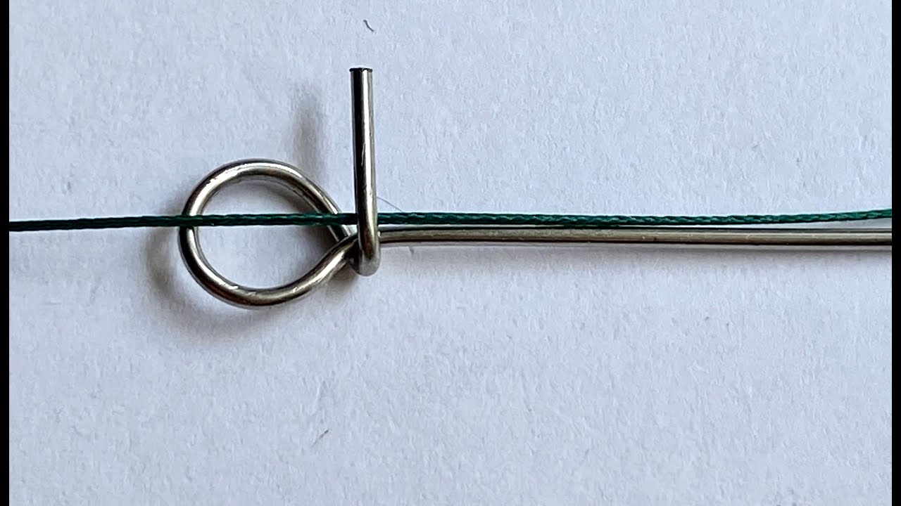 Knotless fishing snap - Making & Tying -  موصل خط بدون عقدة - Conector de línea sin nudos