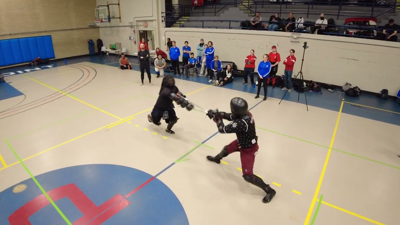 Longsword gold medal at FrogFecht 2025-Derek Wise & Jieyu Wu