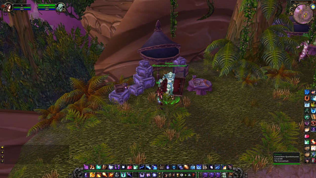 Consortium Quartermaster / Consortium Reputation Vendor Location, WoW TBC (Netherstorm)