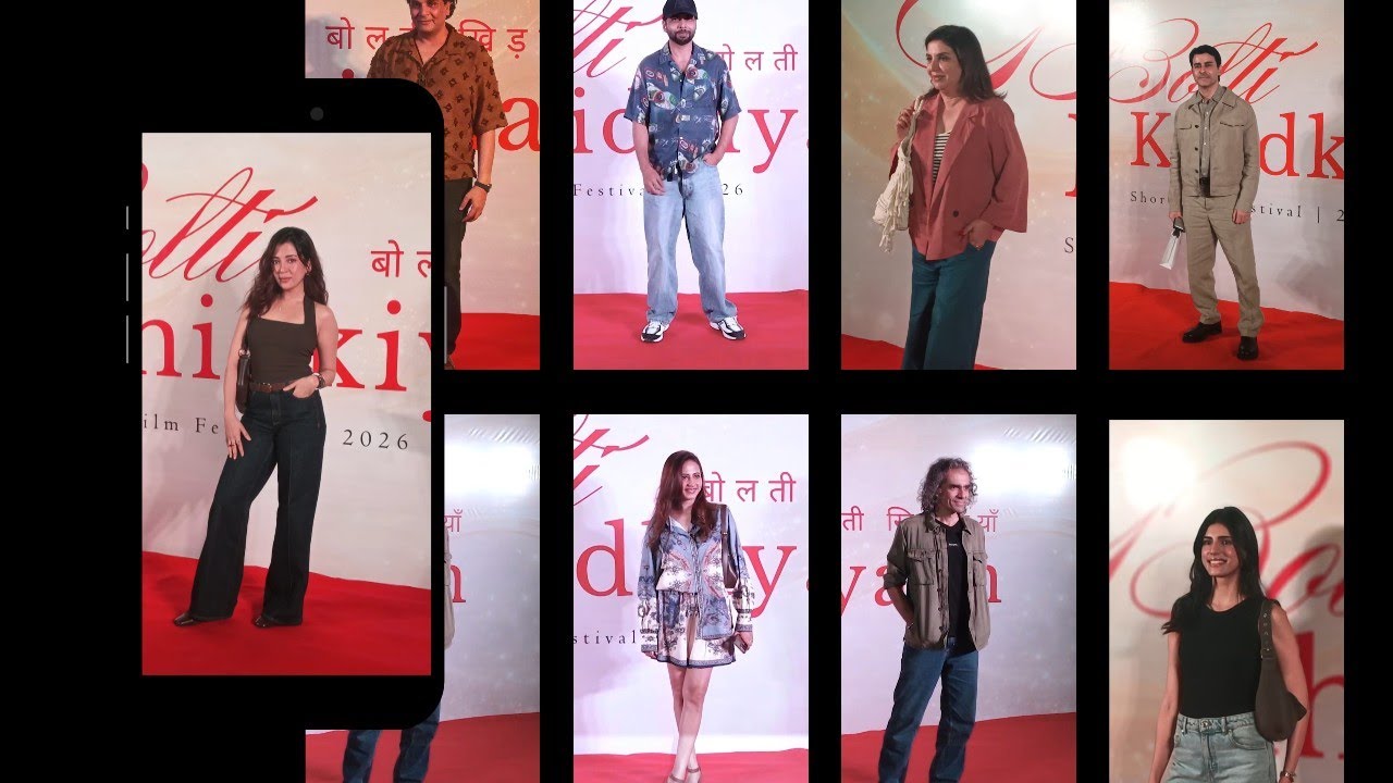 Rajkummar Rao | Sonam Bajwa | Farah Khan | Bolti Khidkiyaan Short Film Festival 2026