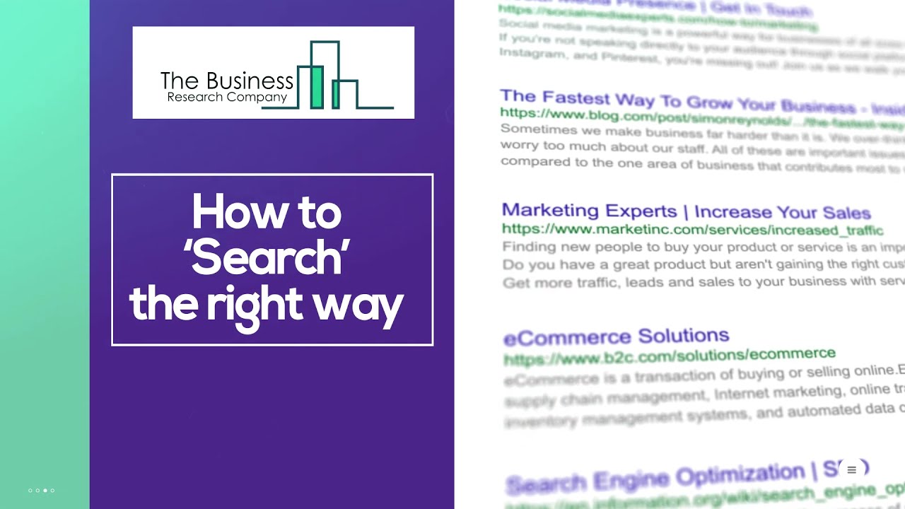 How to use Search Engines for Research