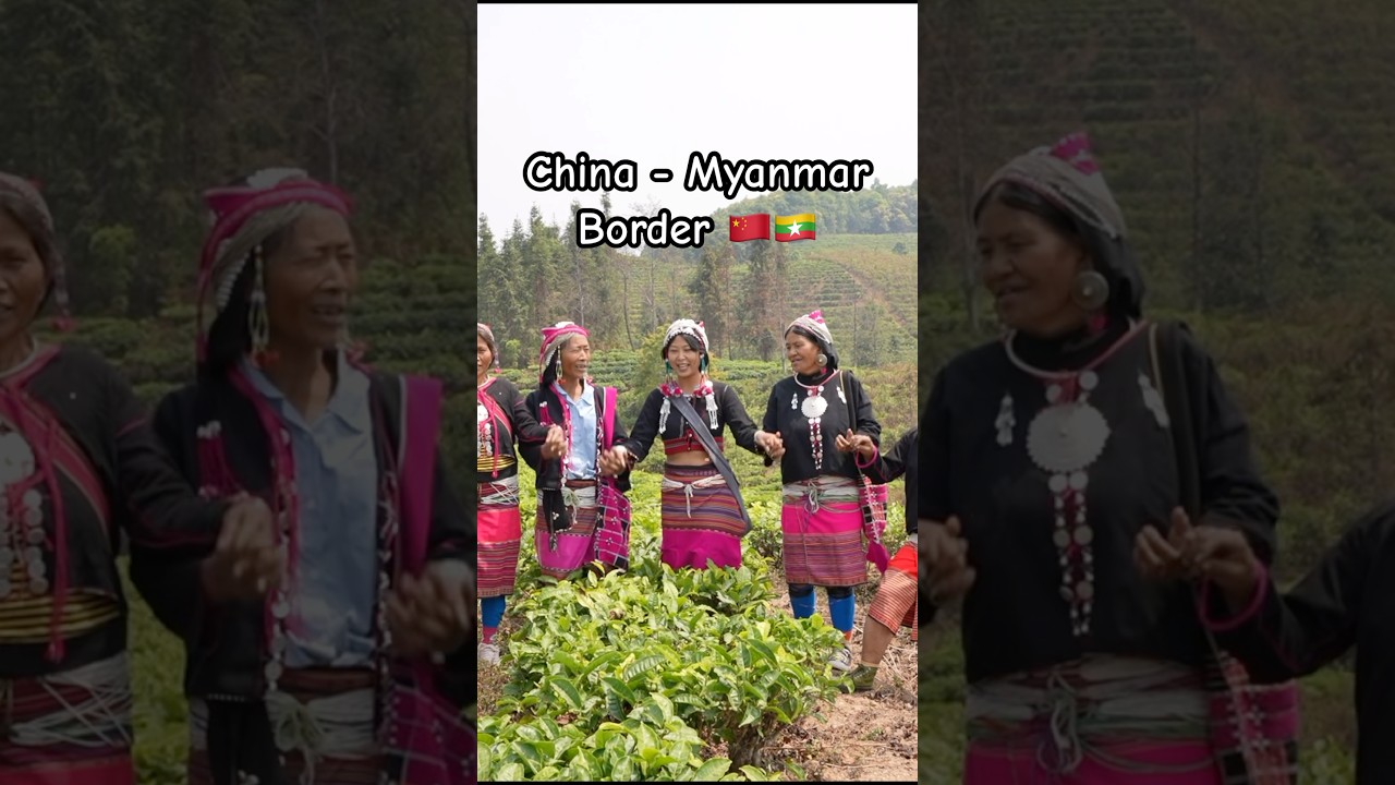 Where China Borders Myanmar 🇨🇳🇲🇲 #china #myanmar #wastate #yunnan