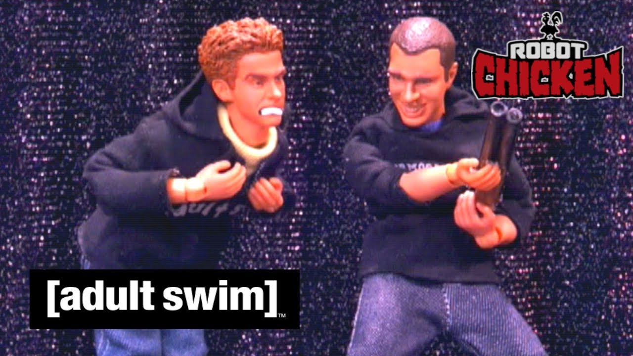 Adult Swim VF - Robot Chicken 🇫🇷 | Dérapage en direct [extrait S02E20]