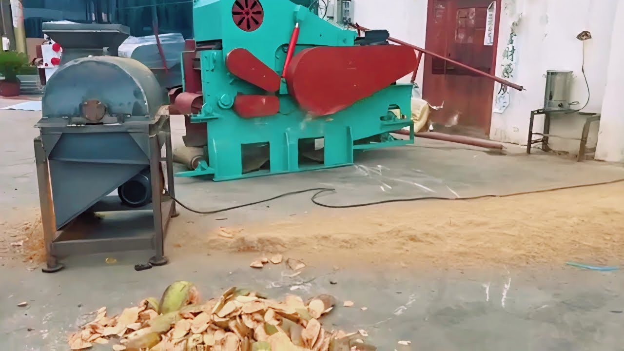 China Coconut Husk Shredder Machine Coconut Shell Crusher Machine Coco Coir Shell Fiber Extracting