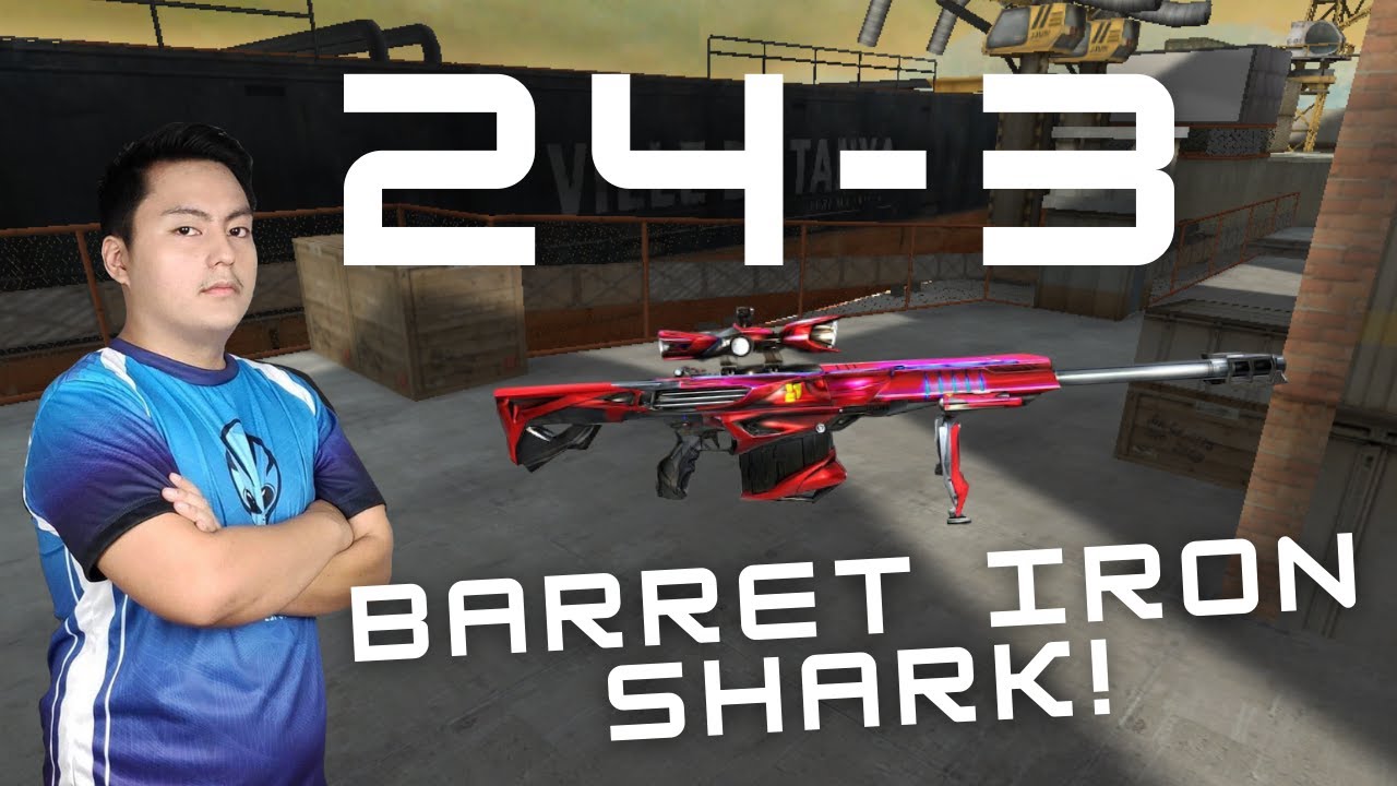 24-3 barret iron shark!!