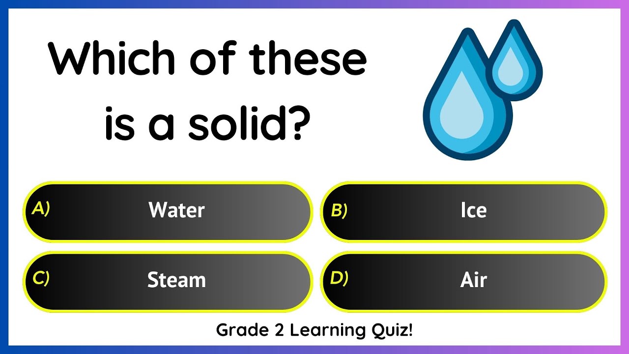 🚀 15 Easy GK Questions for Smart Kids &ndash; Grade 2 Learning Quiz! General Knowledge Quiz for Class 2