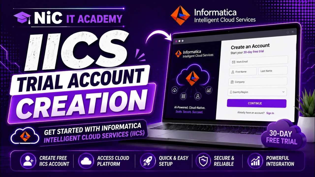 Как создать пробную учетную запись Informatica IICS в 2026 году? Установка Informatica IDMC.