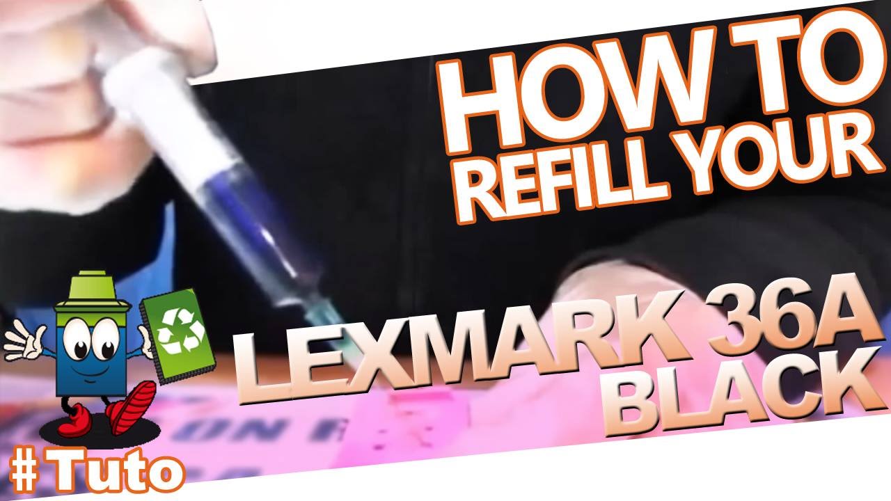 Lexmark 36 Black Cartridge : How To Refill The Cartridge