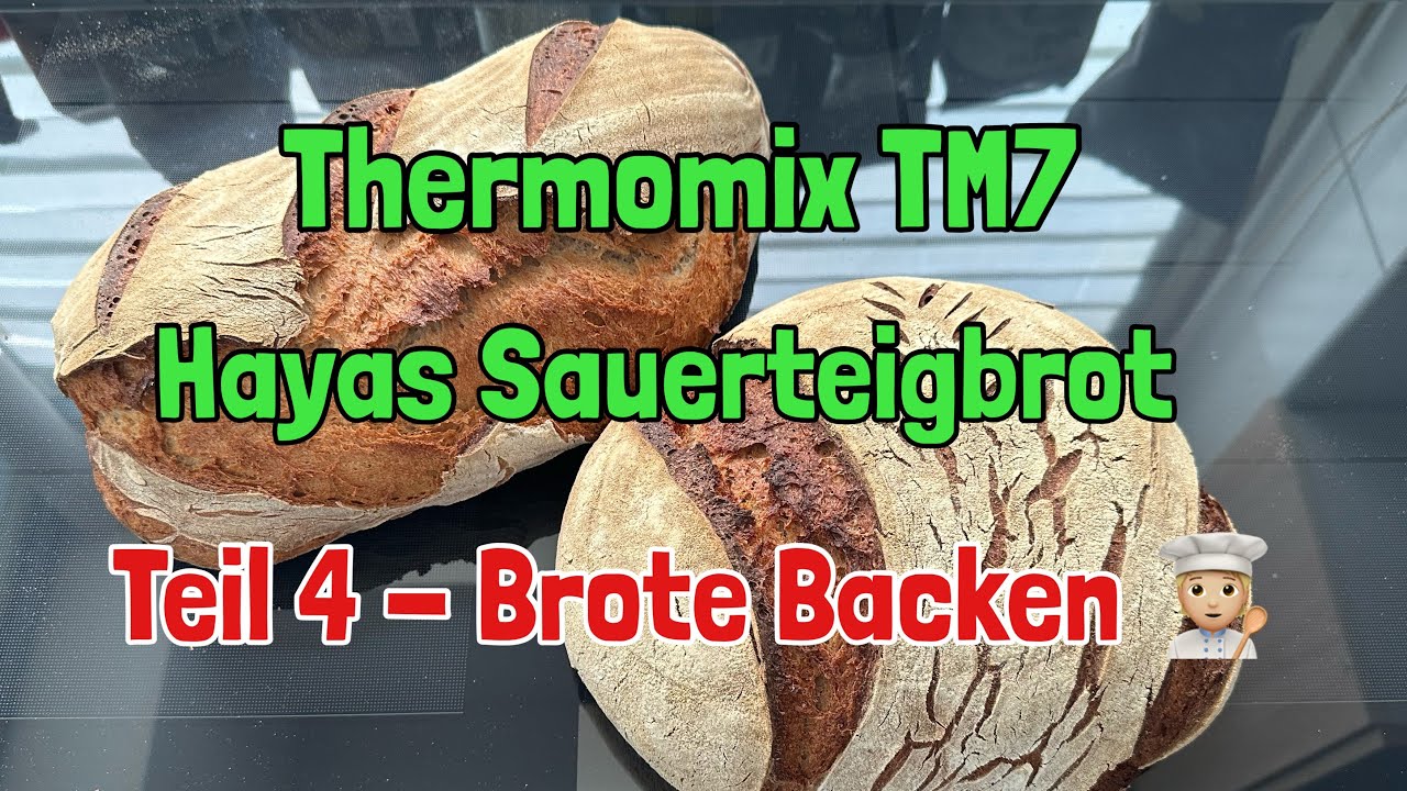 Thermomix TM7 - Hayas Sauerteigbrot - Teil 4 Brote Backen. 🧑🏼‍🍳 🥖🍞