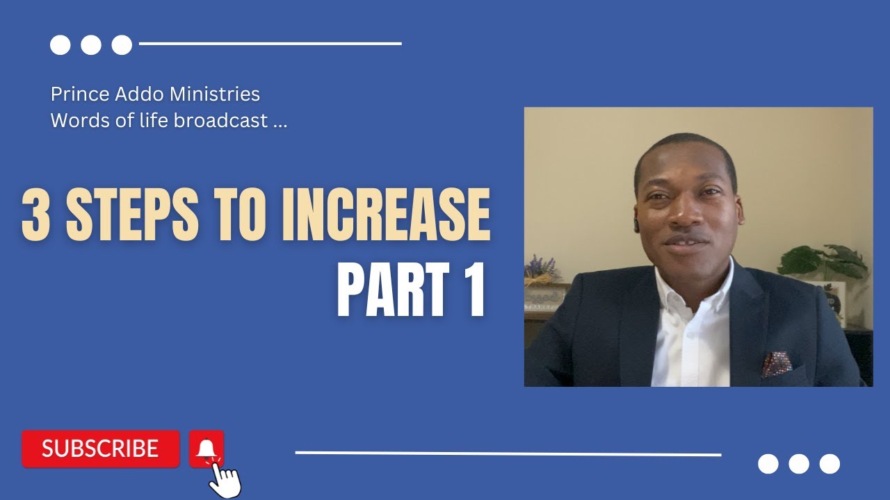 3 Steps to increase||Part 1