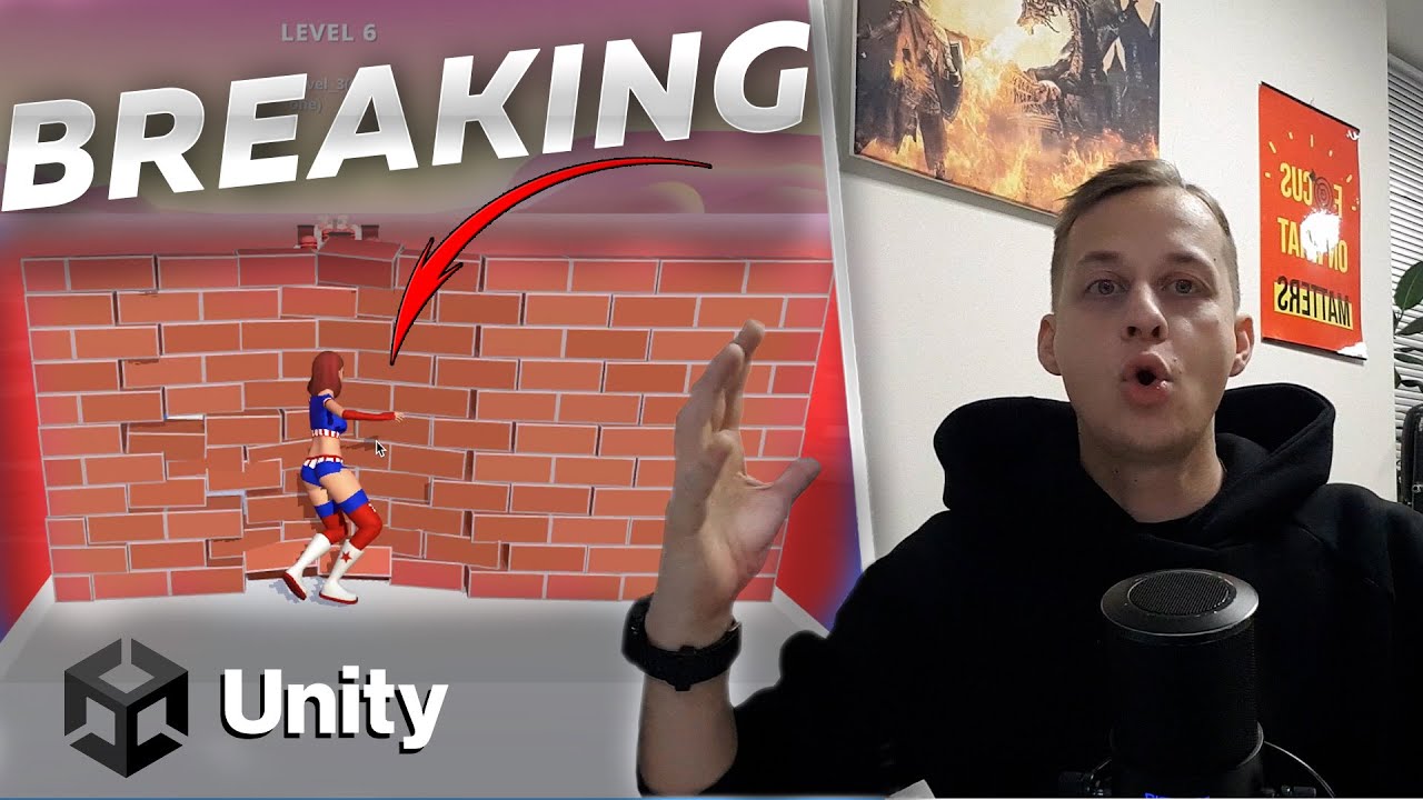 How To Breaking a WALL in Unity ? (BEGINNERS)