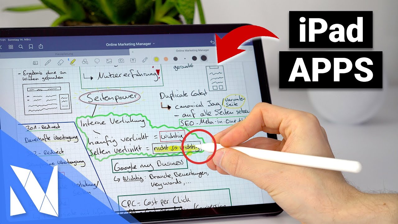 Die BESTEN iPad Apps für produktives arbeiten in der Uni, Schule & Arbeit (2021) | Nils-Hendrik Welk