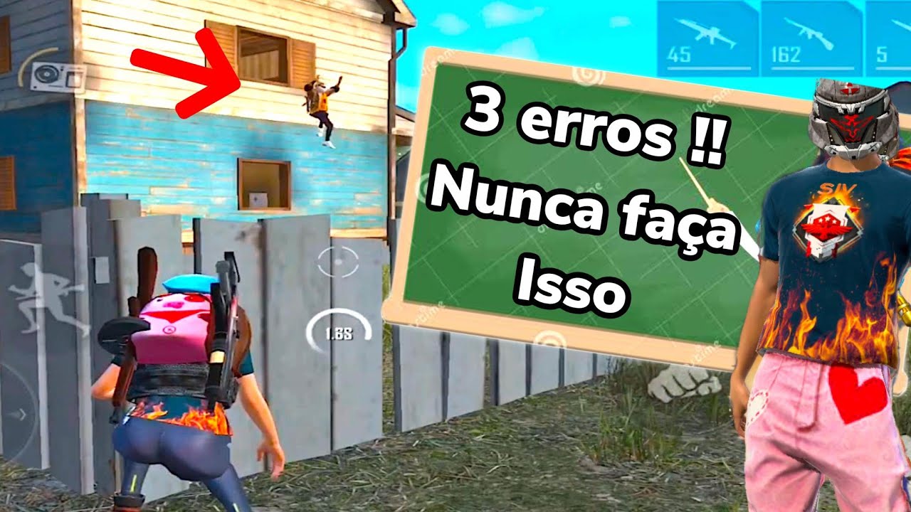 3 ERROS QUE ATRAPALHAM SUA EVOLUÇÃO! DICAS - JaderLegend