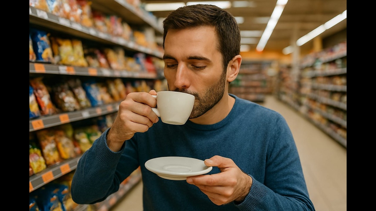 el Café destaca en mi supermercado