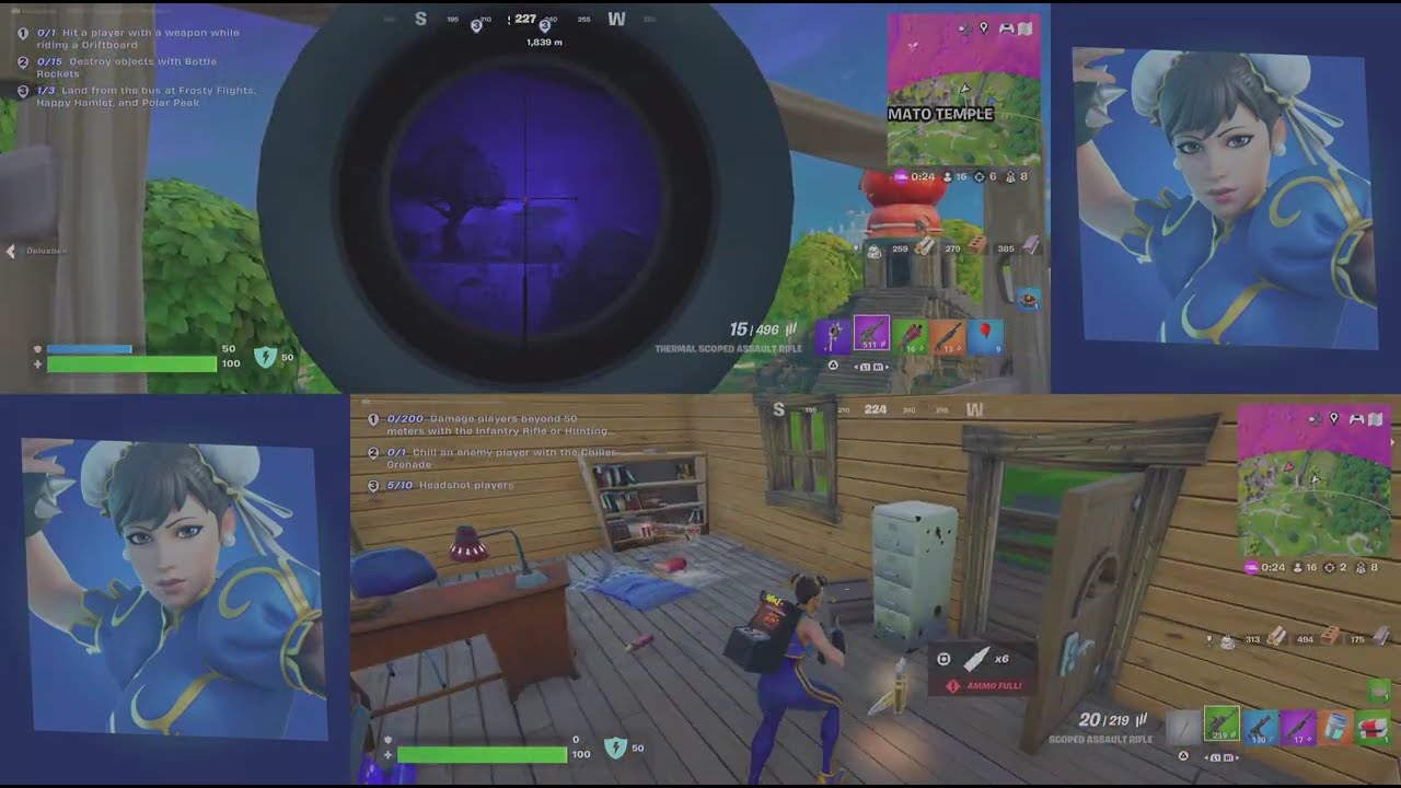Double Chun Li - OG Victory Royale - Zero Build (C7S1) Fortnite
