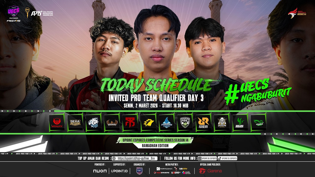 🔴 [LIVE] PRO TEAM QUALIFIER DAY 3 - UECS SEASON #14