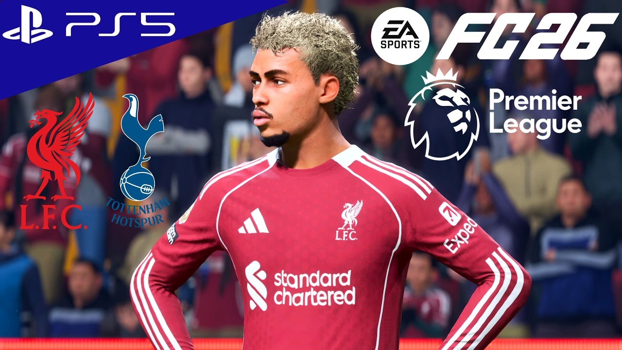 FC 26 - Liverpool vs. Tottenham - English Premier League 25/26 Full Match | PS5 [4K60 FPS]
