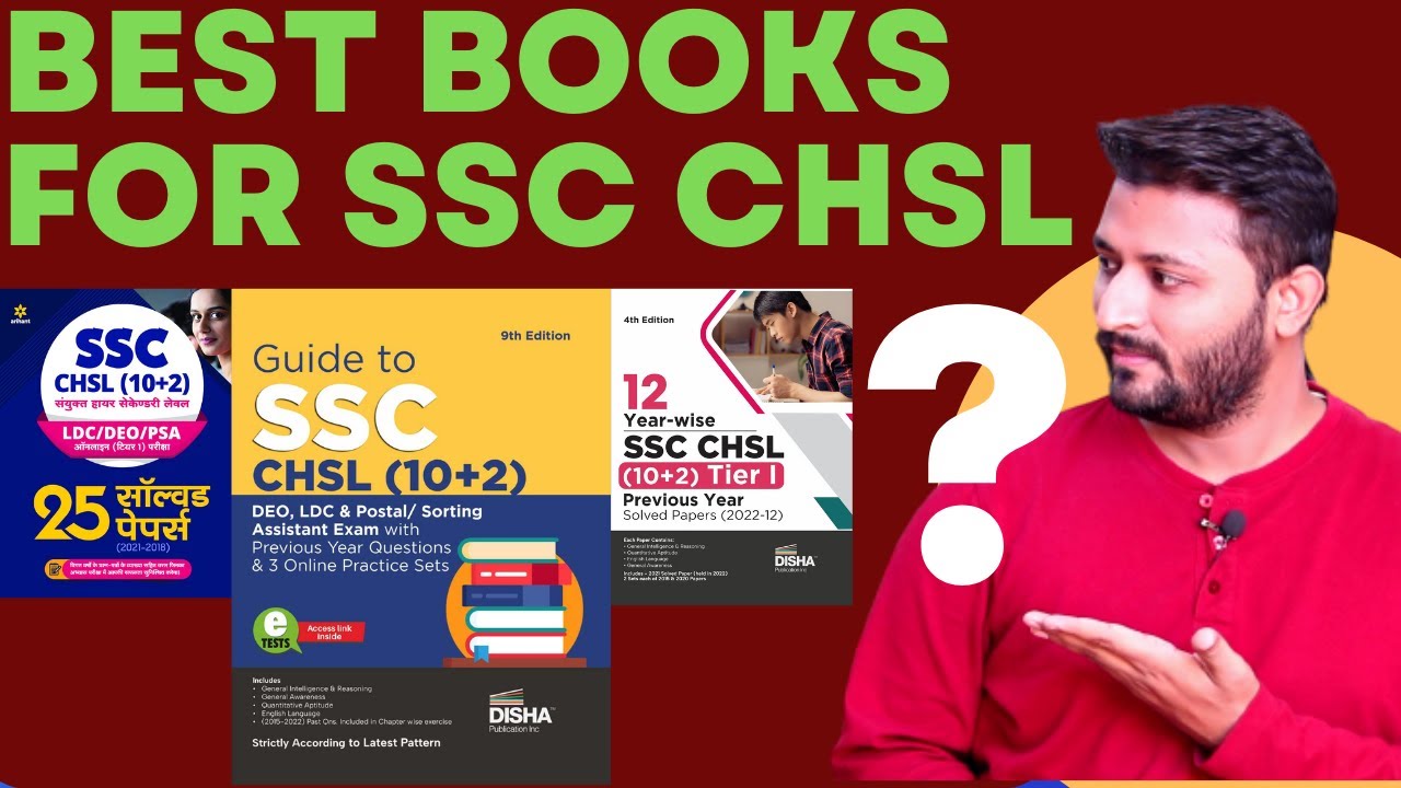 Best Books For SSC CHSL 2022 | Beat Hindi And English Books | Reasoning, English, GK & Quant Books
