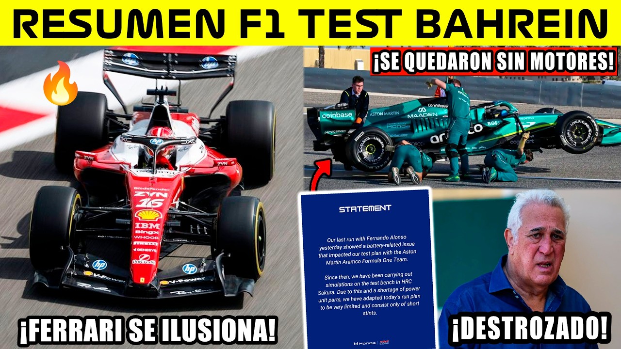 🔥LECLERC y FERRARI CIERRAN en lo MAS ALTO🚀 PAPELON HISTORICO de HONDA y AM🤡 PRECOUPACION en MERCEDES
