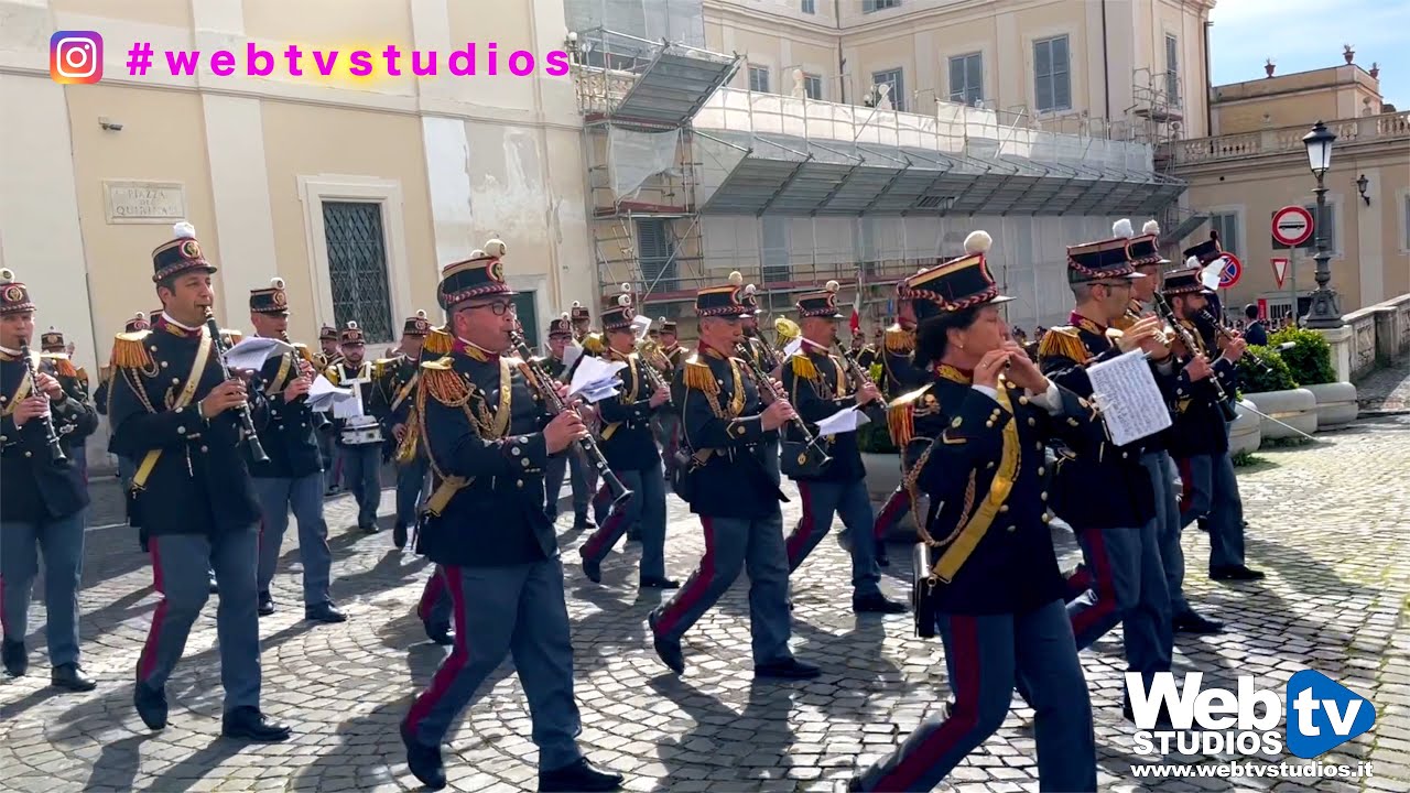 La Polizia di Stato Monta la Guardia d'onore al Quirinale  #webtvstudios