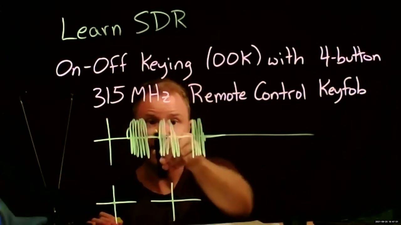 Learn SDR 05: On-Off Keying (OOK) with 4 Button Remote