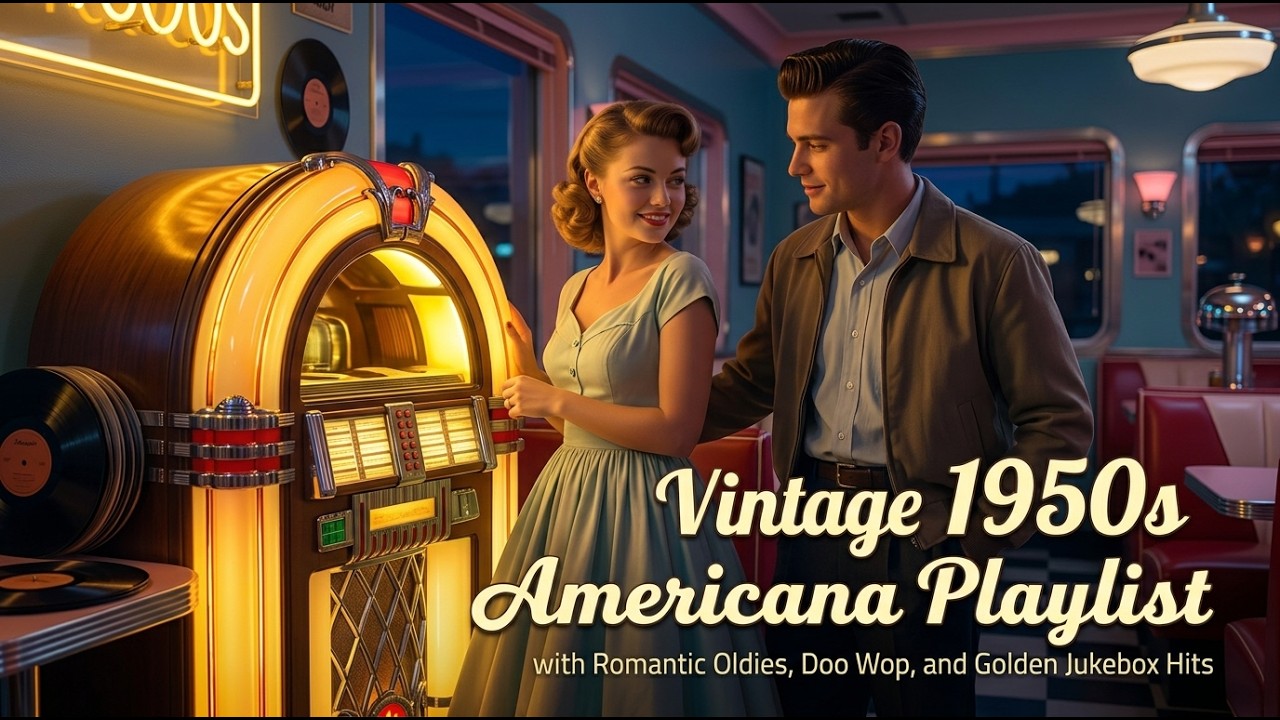 Vintage 1950s Americana Playlist with Romantic Oldies, Doo Wop, and Golden Jukebox Hits