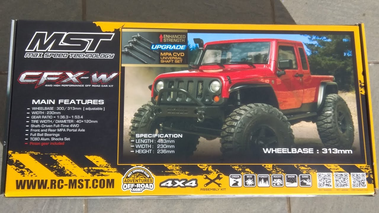1 #MST CFX-W JP1 Unboxing en ESPAÑOL