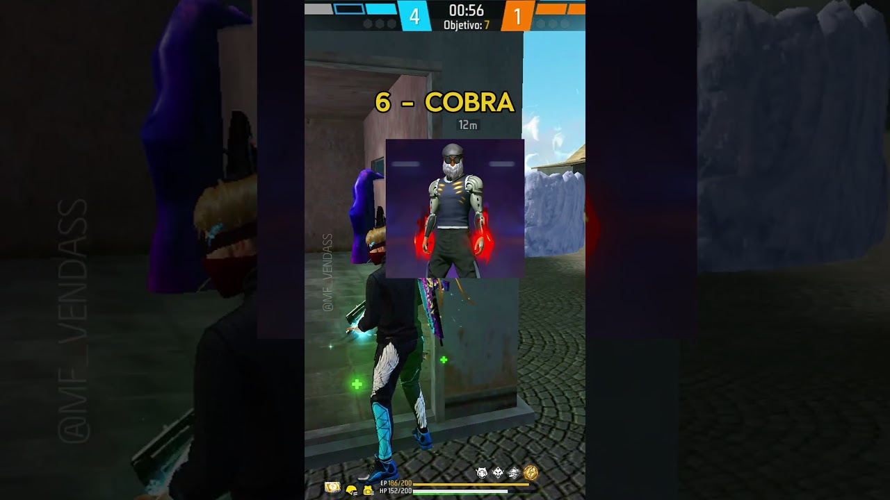 OS 10 PUNHOS MAIS BONITOS DO FREE FIRE  #freefire #dicasdefreefireparainiciantes