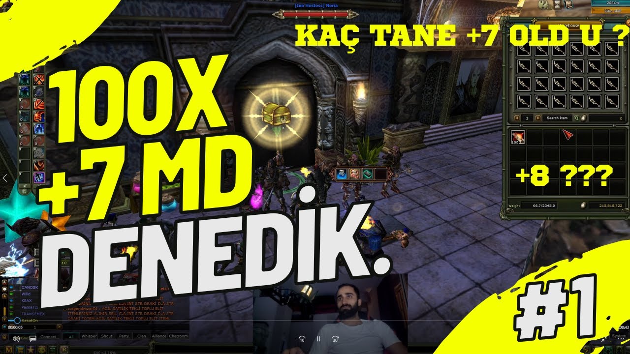100x +7 Mirage Dagger denemesi +7 İTEM BASMA ORANI NEDİR? NASIL ÇALIŞIR :) #1 #knightonline #youtube