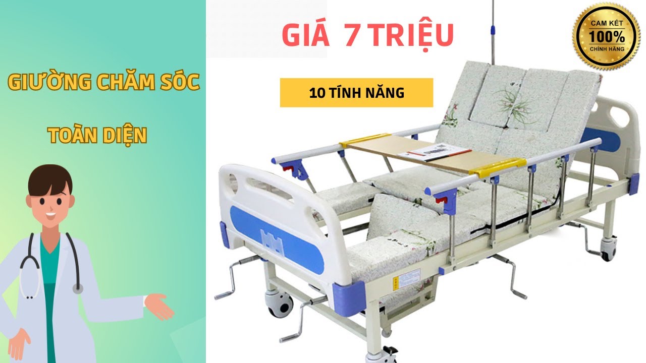 Giường Nằm Chăm Sóc Cho Người Già Và Liệt Tại Nhà 10 Tính Năng Hiện Đại