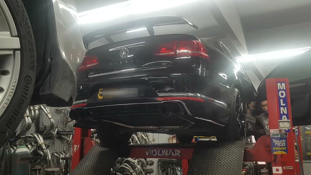 Passat B7 Exhaust Setup