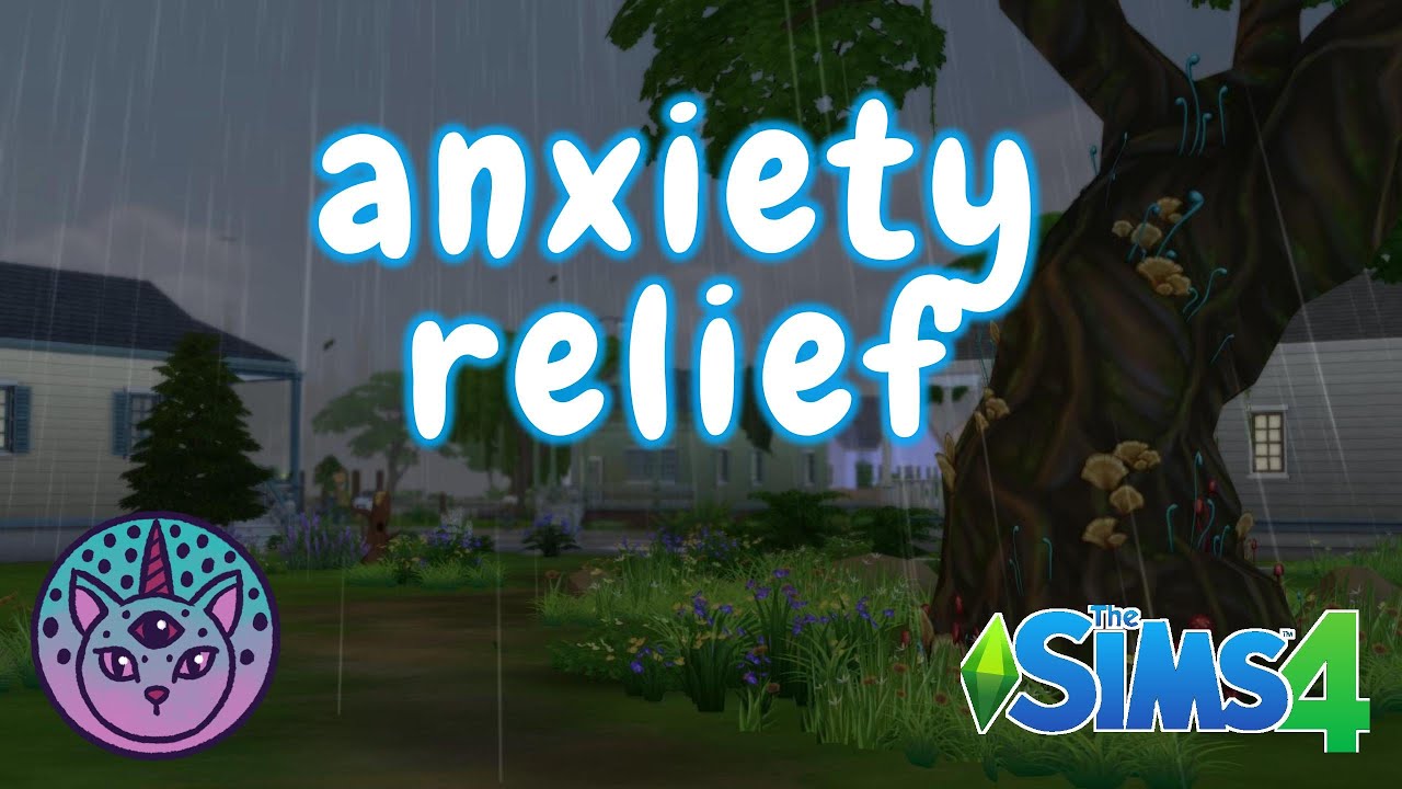 Relaxing Sims 4 Rain & Thunderstorm Soothing Sounds for Stress Relief and Anxiety Reduction