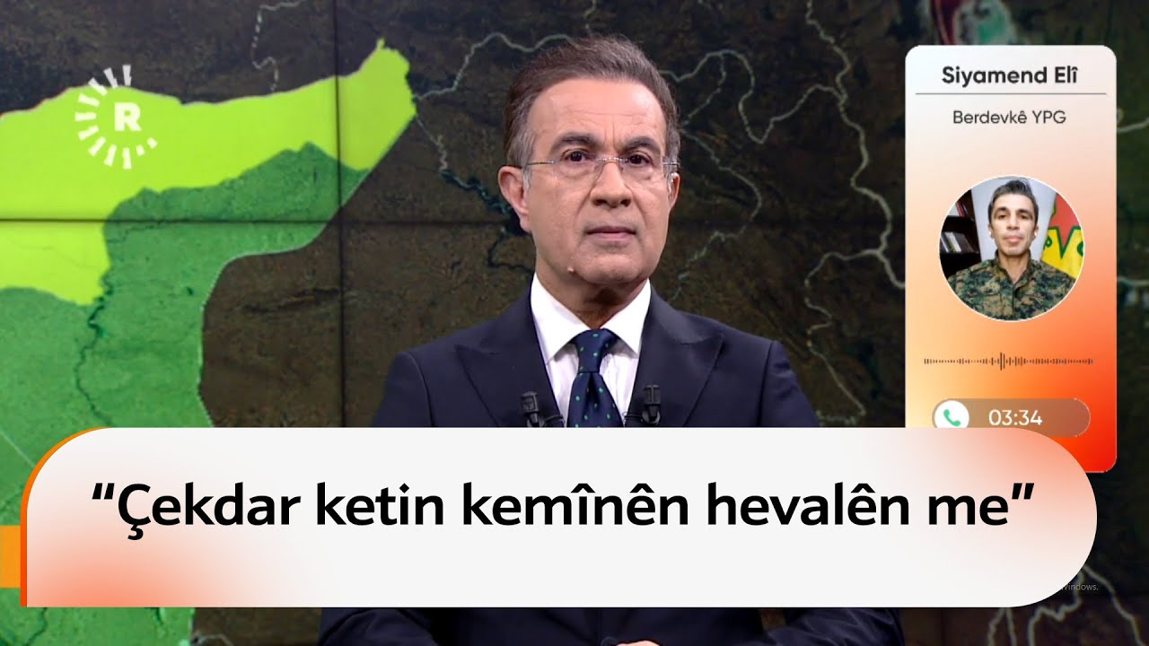 Berdevkê Yekîneyên Parastina Gel (YPG) Siyamend Elî ji Rûdawê re behsa şerê li Çilaxayê dike
