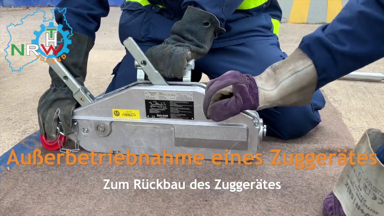 Außerbetriebnahme eines Zuggerätes