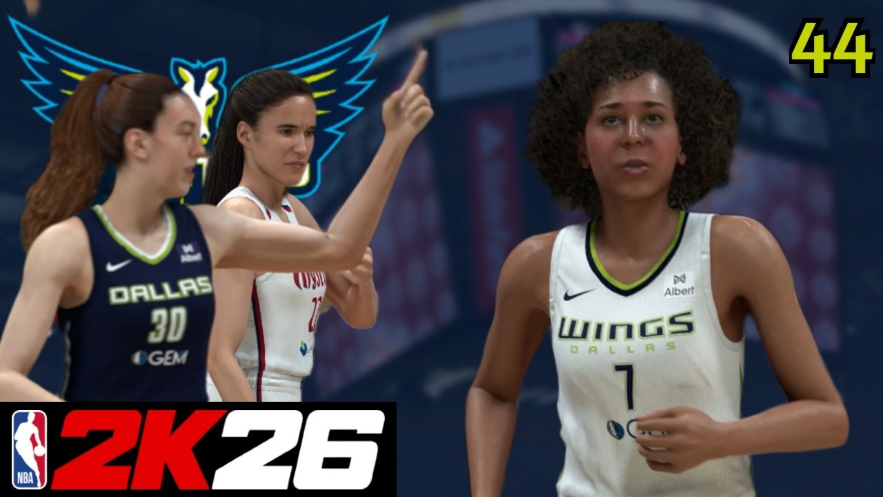 Двойной матч в Вашингтоне! - NBA 2k26 Wings MyWNBA Franchise, эпизод 44