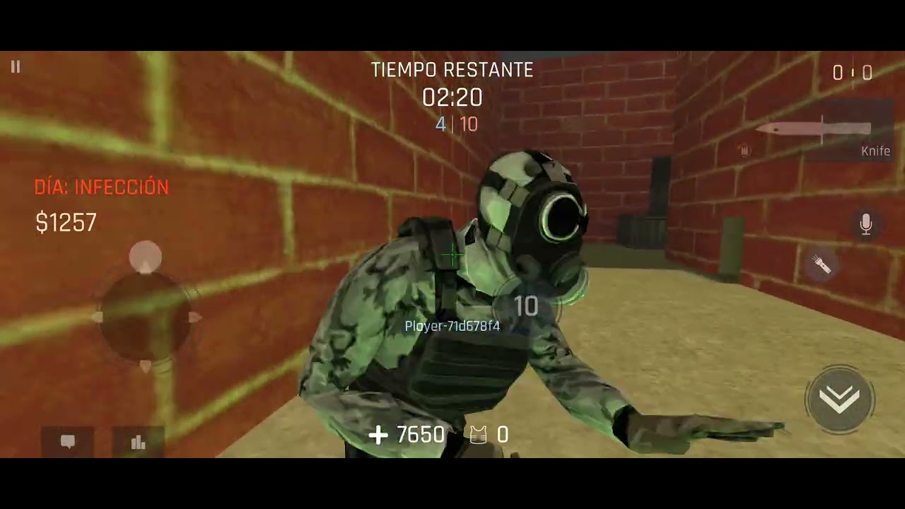 Jugando contra zombies 