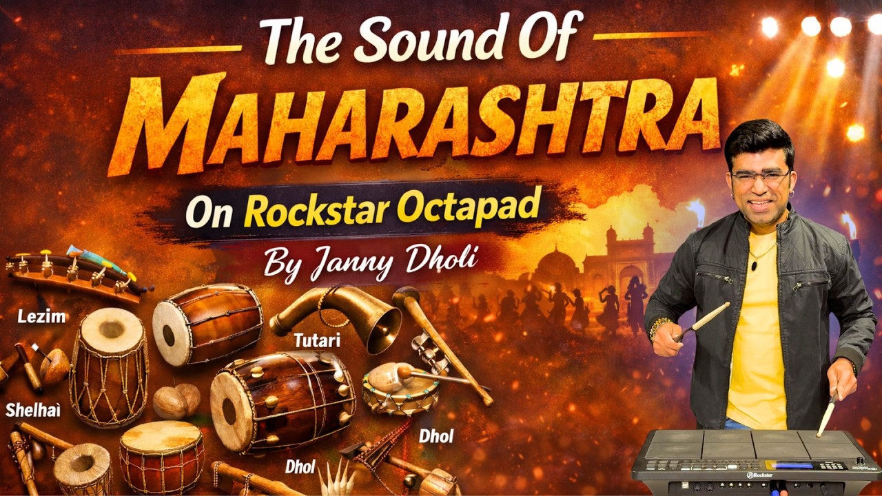 The Sound of Maharashtra | Rockstar Octapad | Janny Dholi