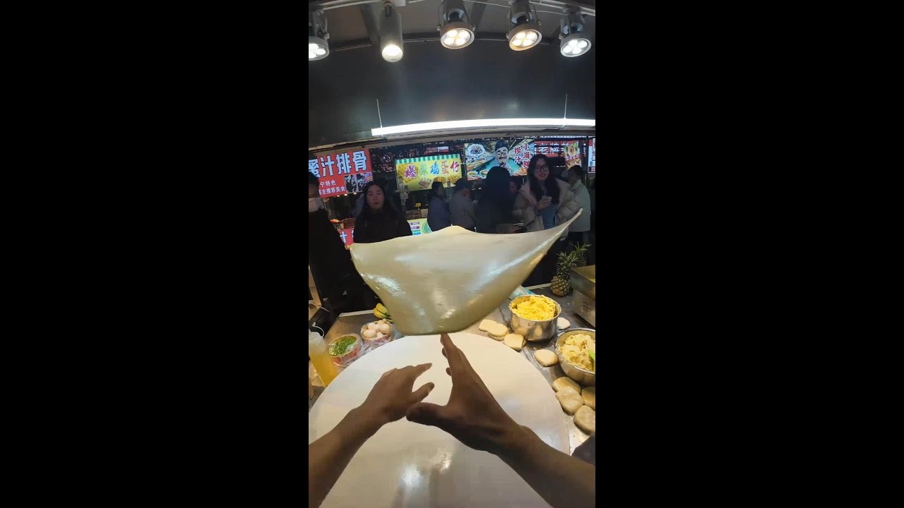 LIVE: Street Roti Canai in Action | Flying Dough Show at a Chinese Market