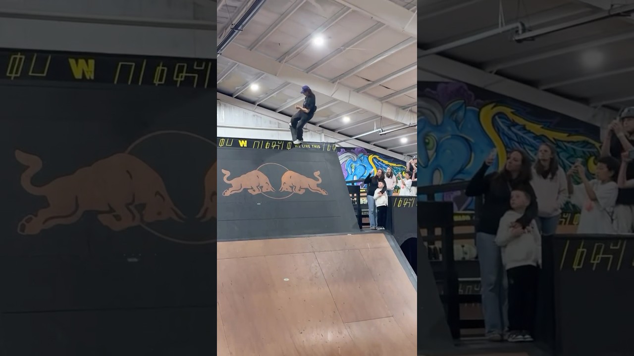 Jake Yanko flying around at Camp Woodward 🤩 (IG: jake_yanko) #skateboarding #woodwardsports #skate