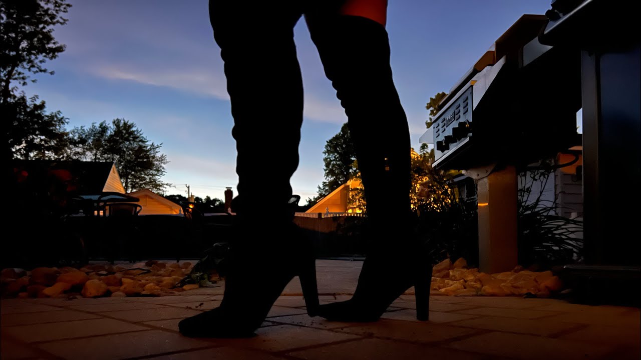 Asmr - Night Walking - Walking Sounds For Sleep (30 minutes) Heel Boots