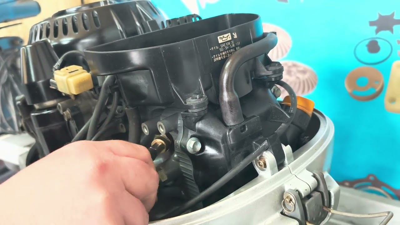 Замер компрессии Honda BF20, Seamotors, Владивосток 
