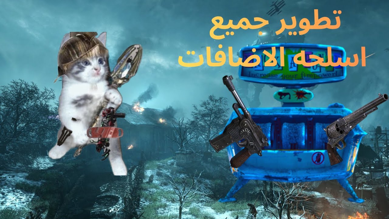 تطوير جميع اسلحه الاضافات بلاك اوبس 2 زومبي